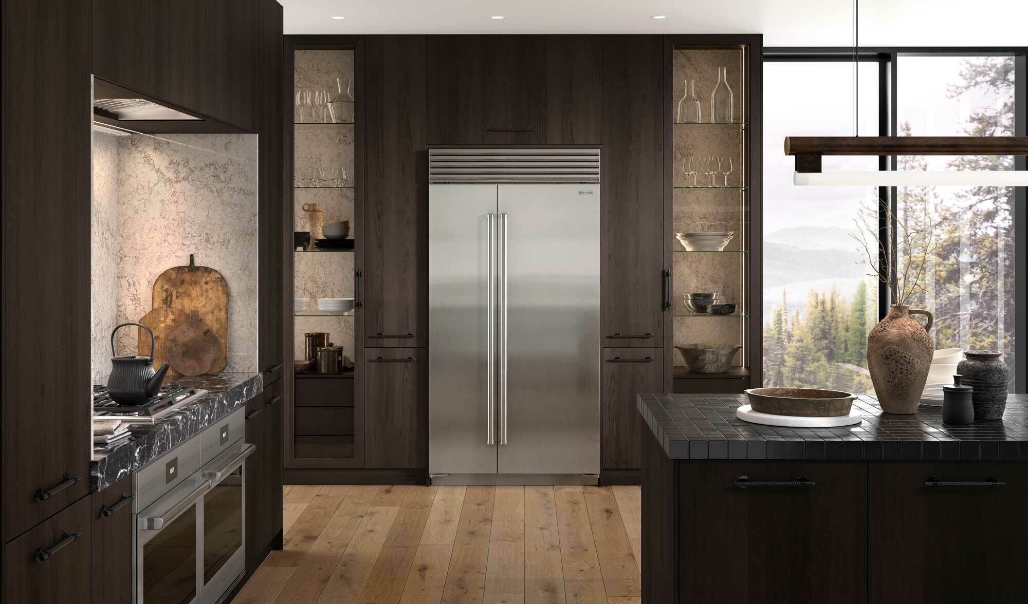 Sub-Zero 1067mm Refrigeration Fridge Freezer Side-by-side ICBCL4250S