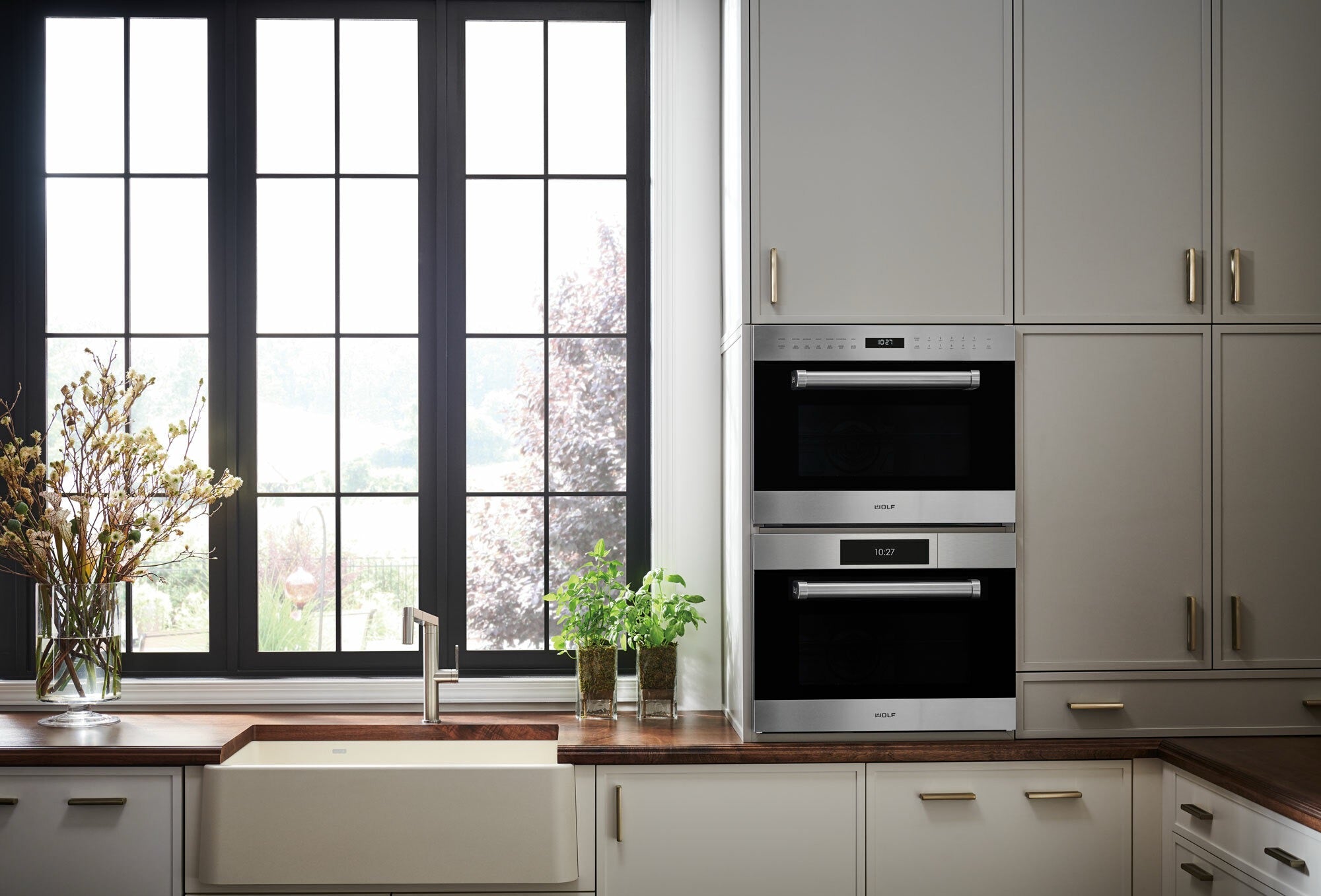 Wolf E Series Transitional Convection Steam Oven - Plumbed ICBCSOP2450TE/S/T