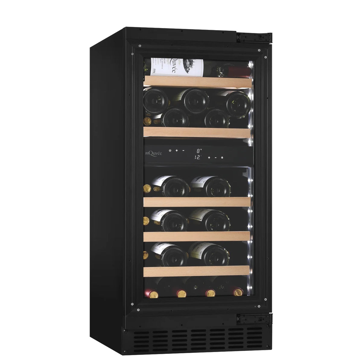 MQuvee Under-Counter Wine Fridge - WineCave Exclusive 780 40D Panel Ready
