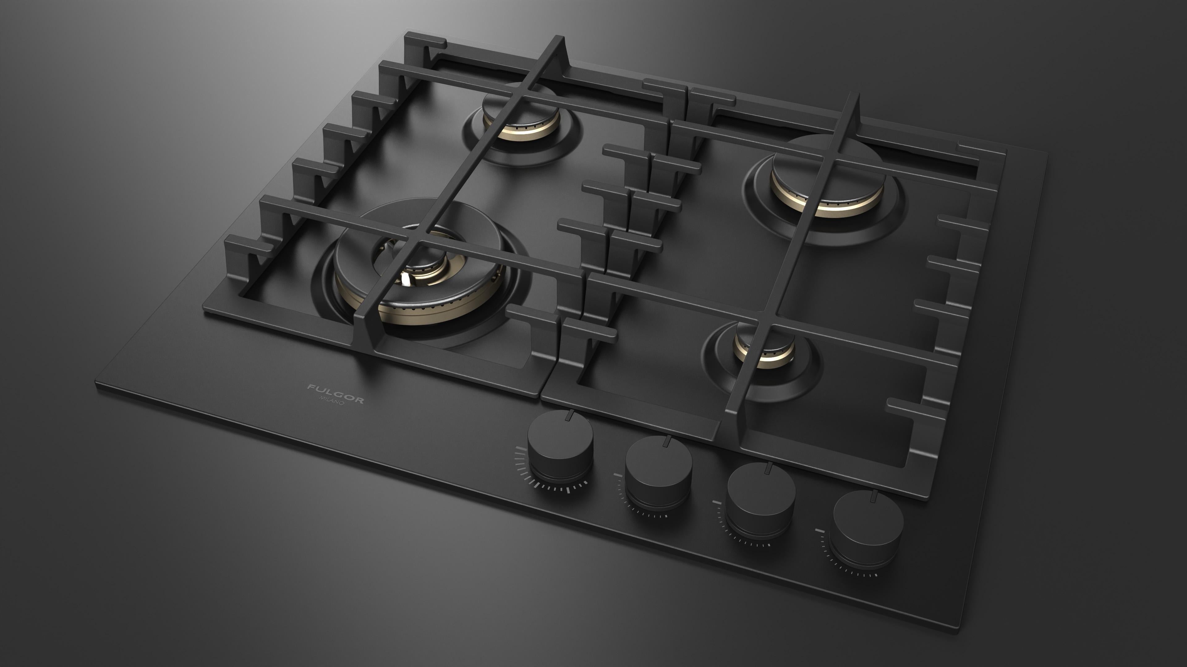Fulgor Milano Urbantech 60cm Gas Hob - FUH 604 G DWK MBK
