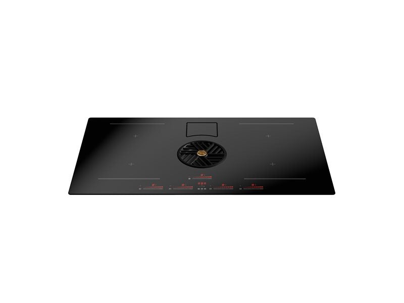 Bertazzoni 80 cm induction hob with integrated hood Modern Series - P804ICH2M37NT