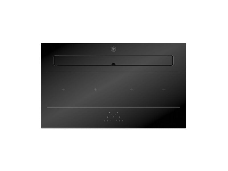 Bertazzoni 90 cm induction hob with integrated hood Modern Series - P904IBH2M30NT