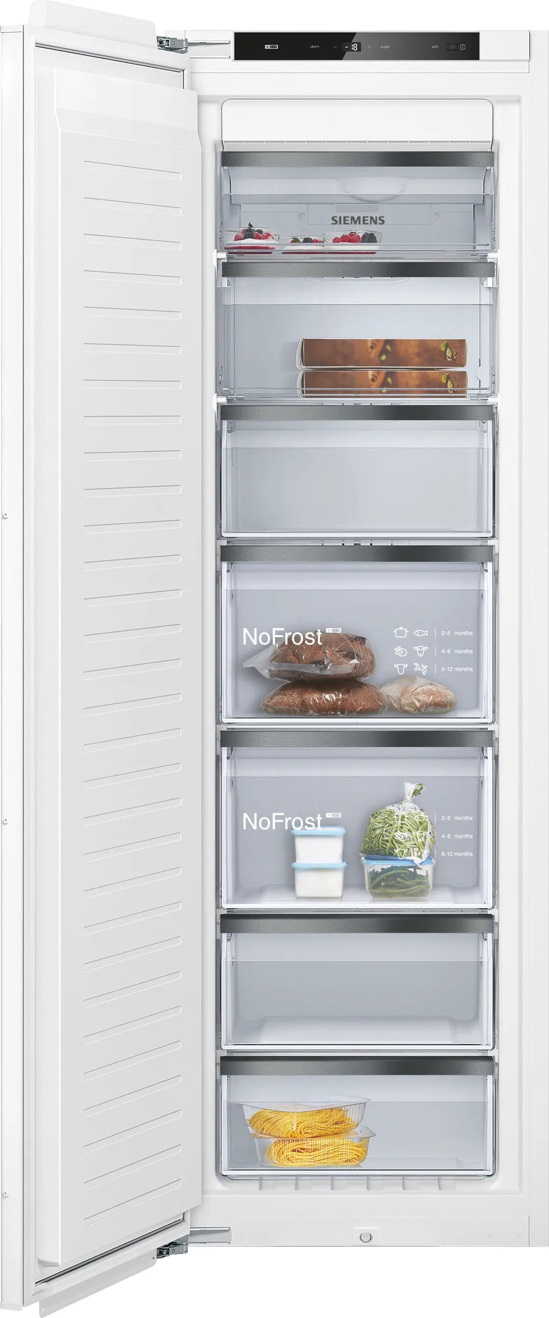 Siemens iQ700 Built-in freezer 177.2 x 55.8 cm soft close flat hinge - GI81NHNE0G