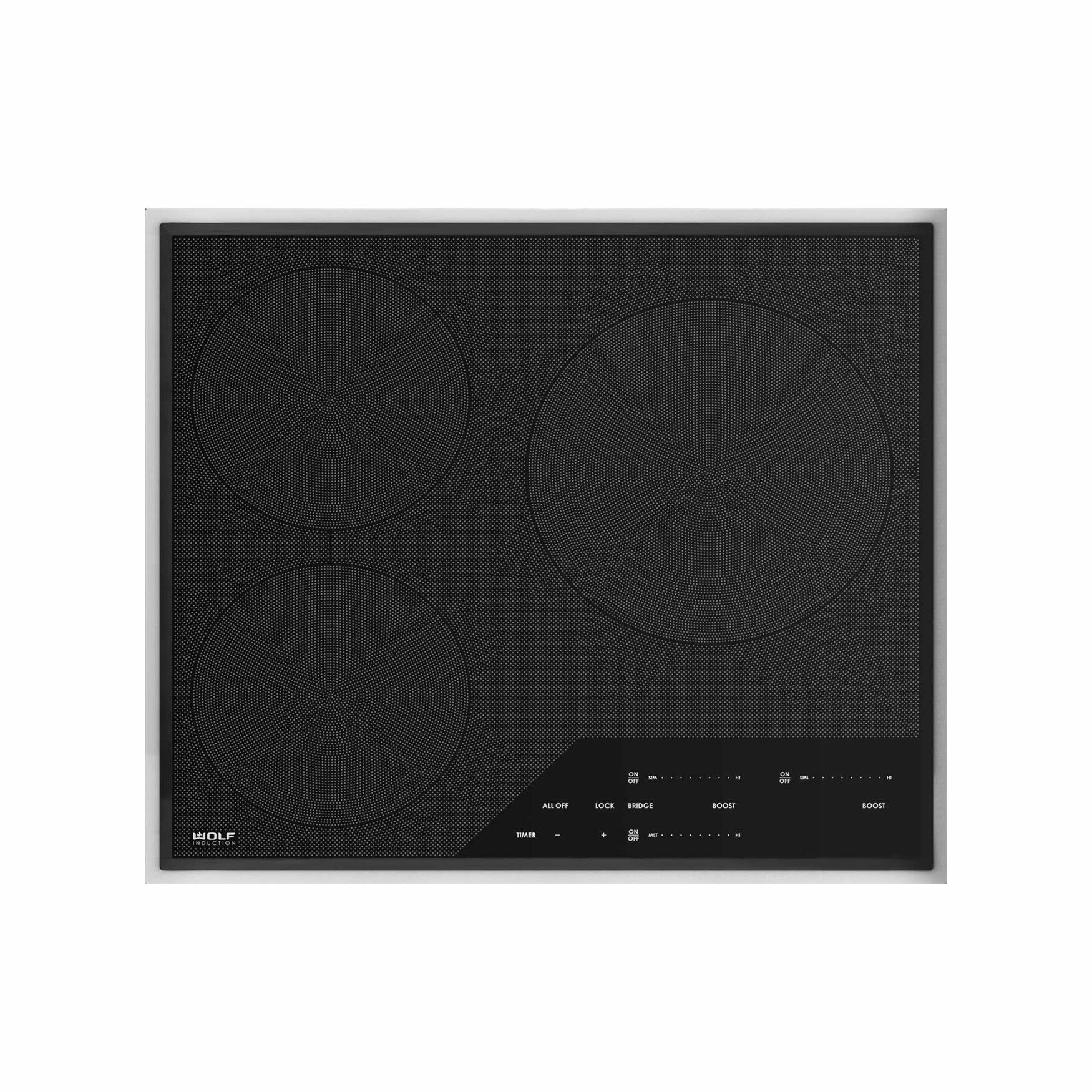 Wolf Transitional Induction 3 Cooktop ICBCI243TF/S
