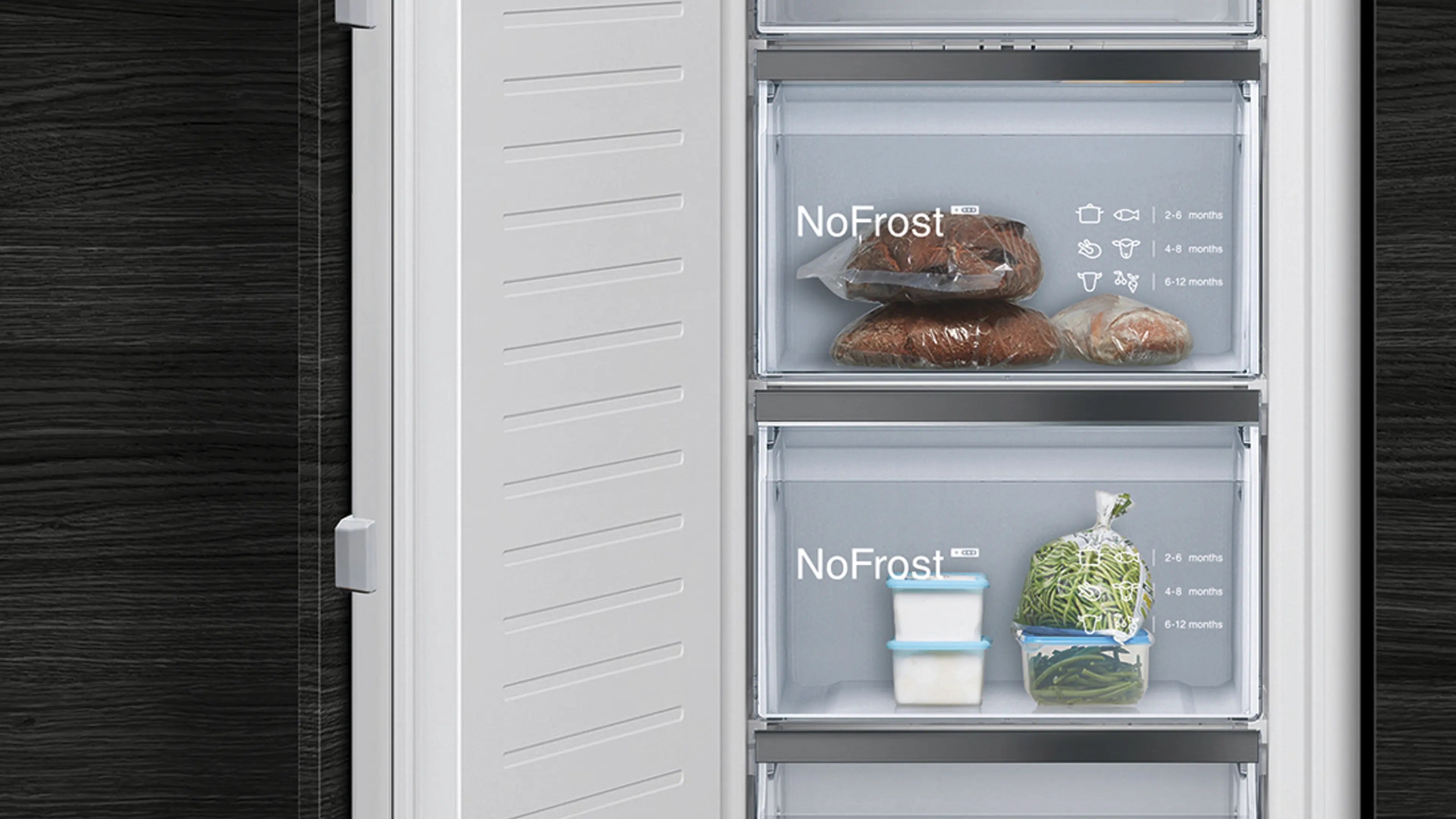 Siemens iQ700 Built-in freezer 177.2 x 55.8 cm soft close flat hinge - GI81NHNE0G