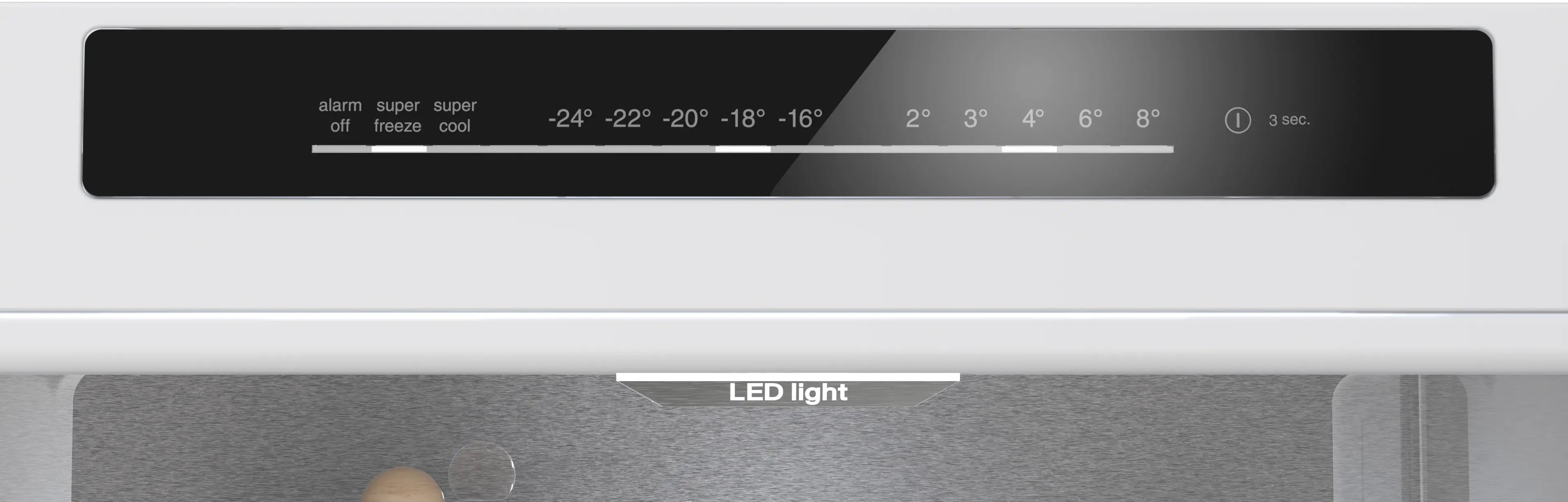 Siemens iQ300 Free-standing fridge-freezer with freezer at bottom 203 x 70 cm Stainless steel - KG49NVIBG