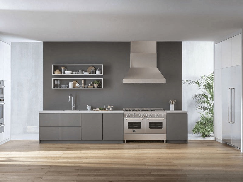 Bertazzoni 120 cm wallmount hood Master Series - KPH120MASNET / KPH120MASXT