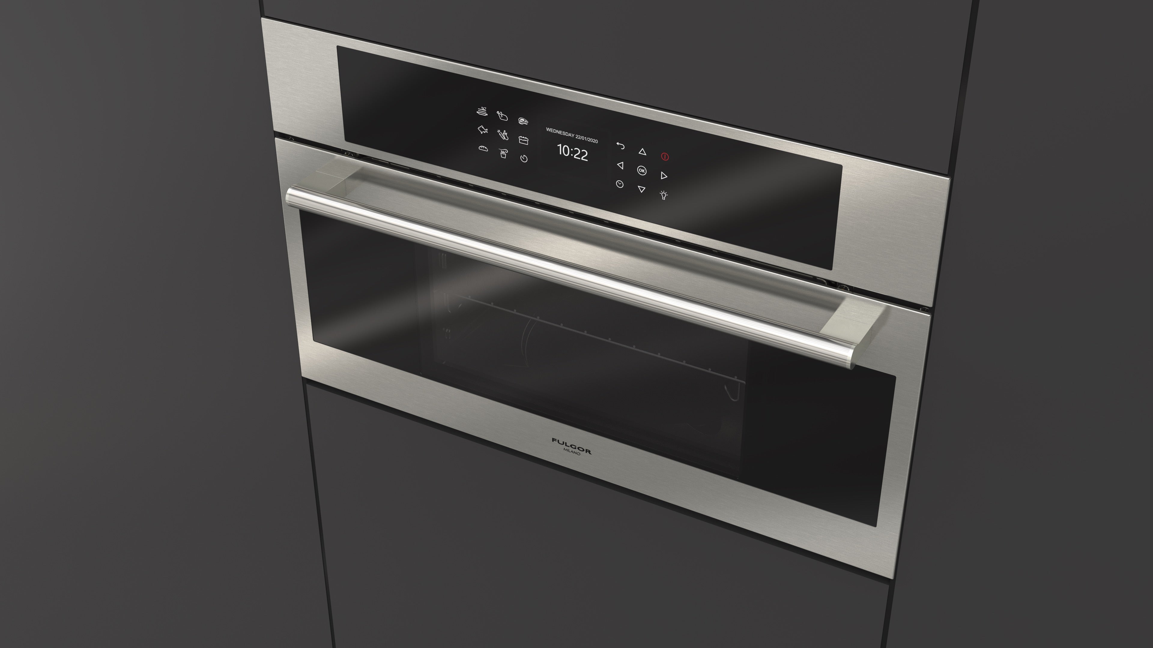 Fulgor Milano Built in Combi Steam Oven 30 - FCSO 310 TEM X / FCSO 310 TEM BK
