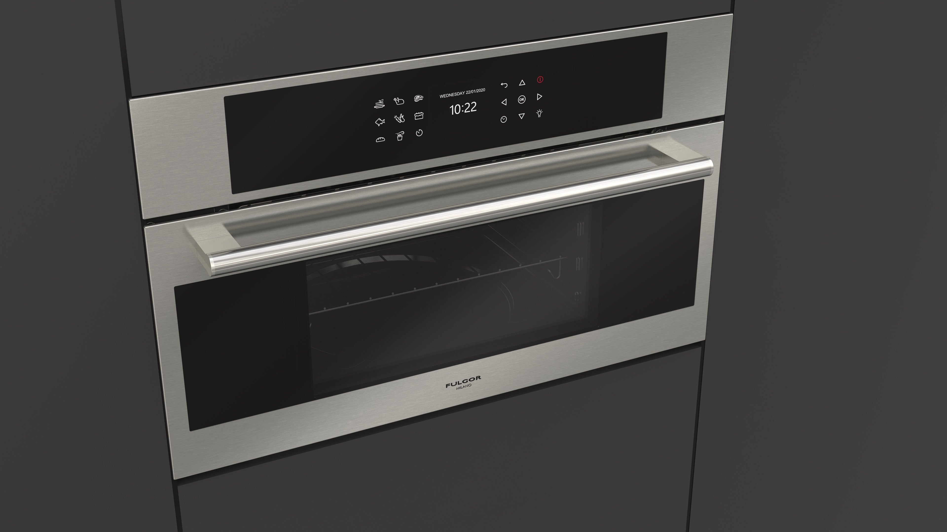 Fulgor Milano Built in Combi Steam Oven 30 - FCSO 310 TEM X / FCSO 310 TEM BK