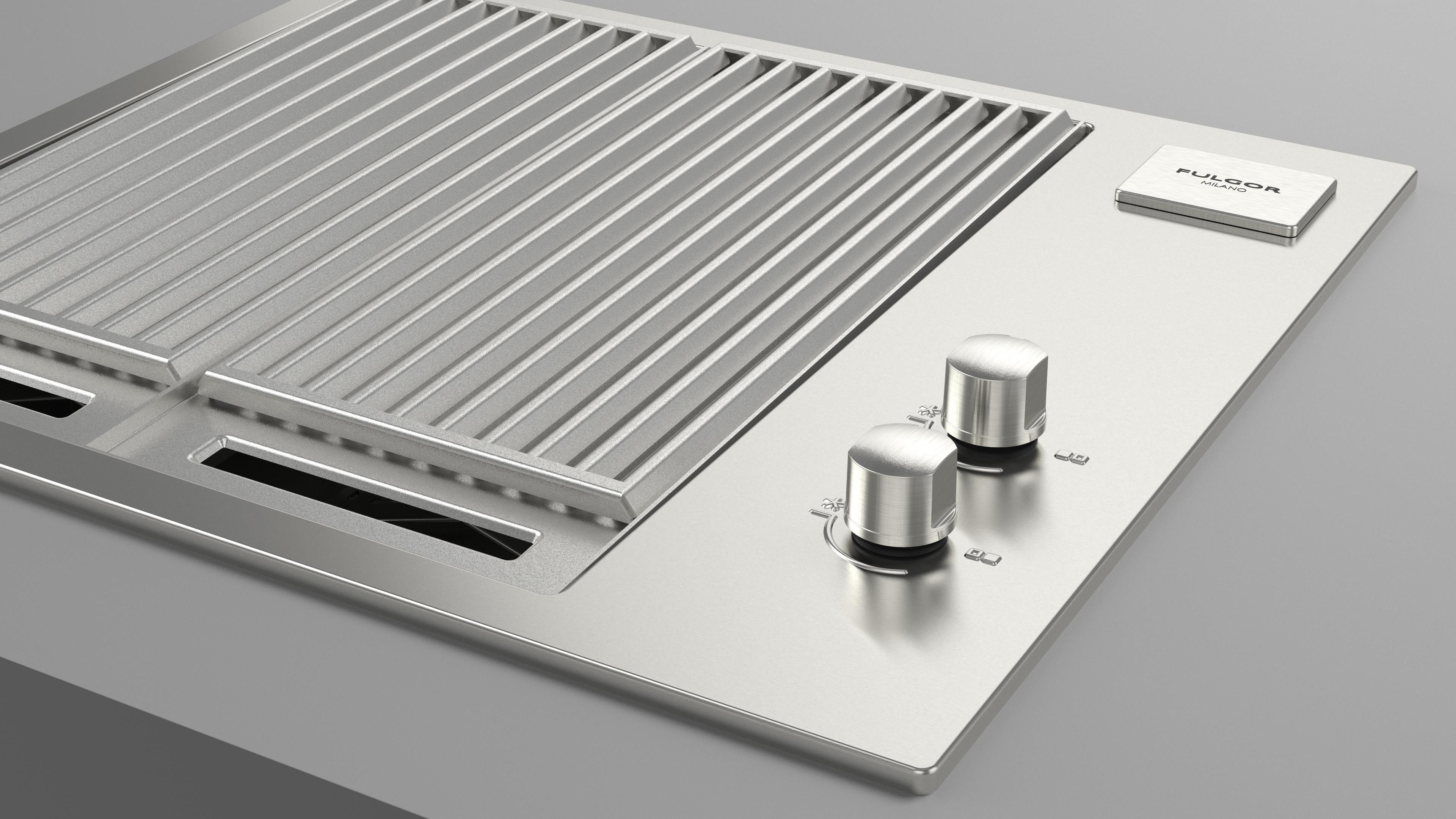 Fulgor Milano 60cm Pro Outdoor Teppanyaki Gas Barbecue - FOBQ 602 G X