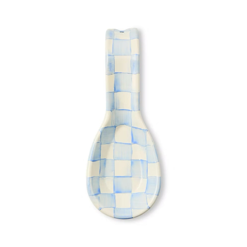 Mackenzie-Childs Sky Check Spoon Rest