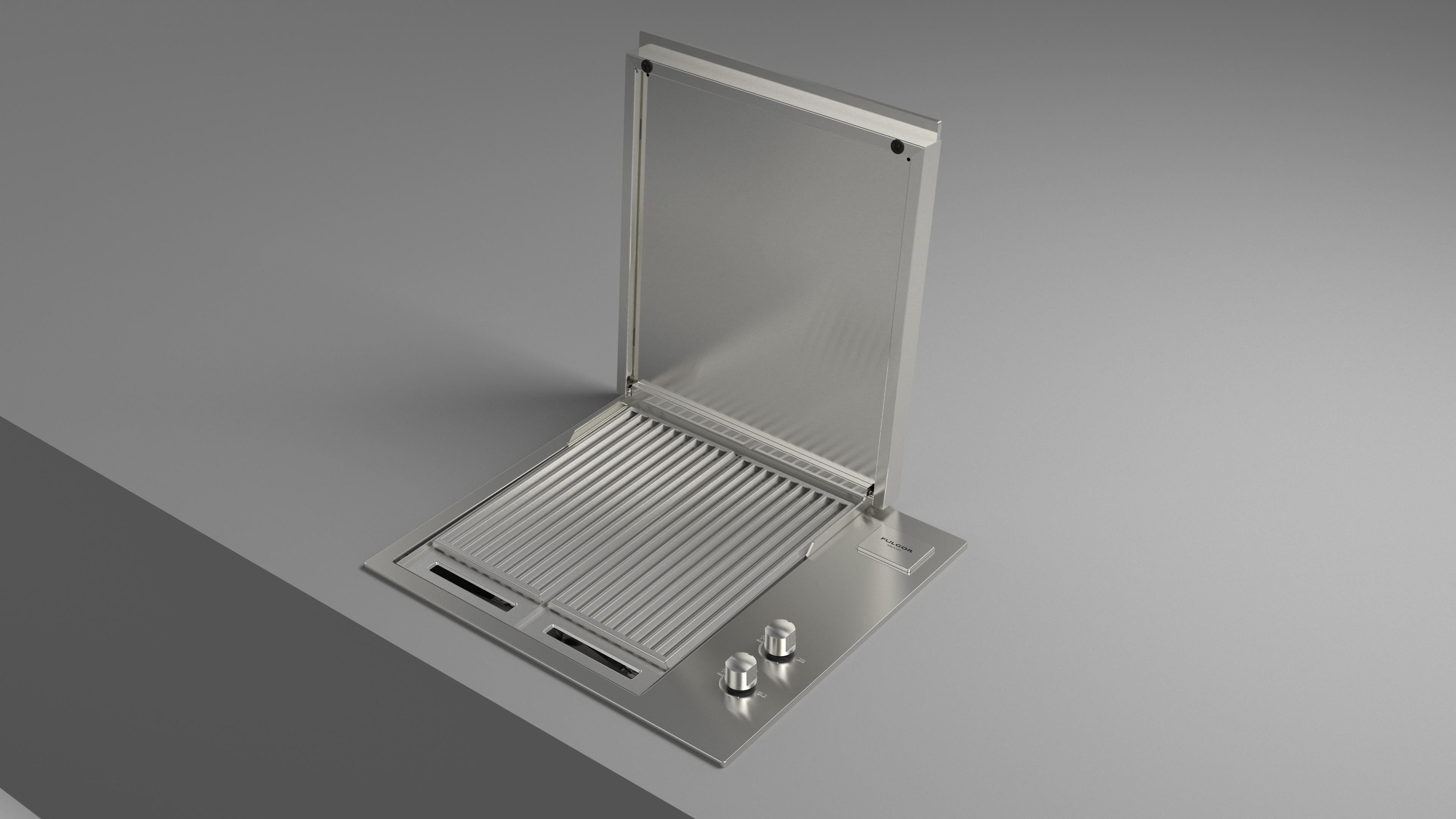 Fulgor Milano 60cm Pro Outdoor Teppanyaki Gas Barbecue - FOBQ 602 G X