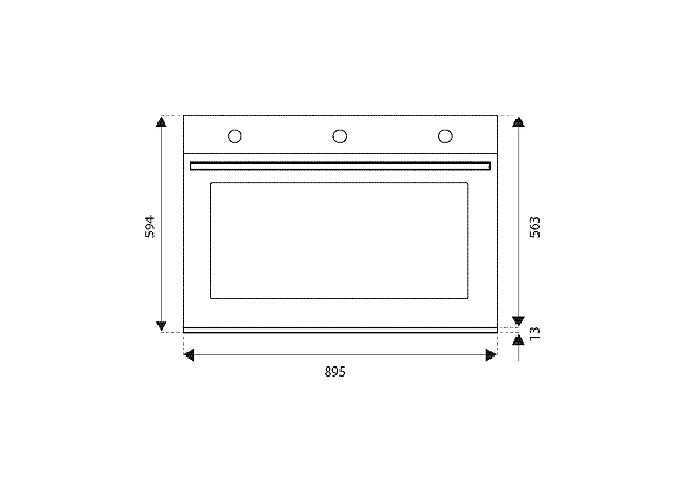 Bertazzoni Professional 90cm Electric Built-in Oven