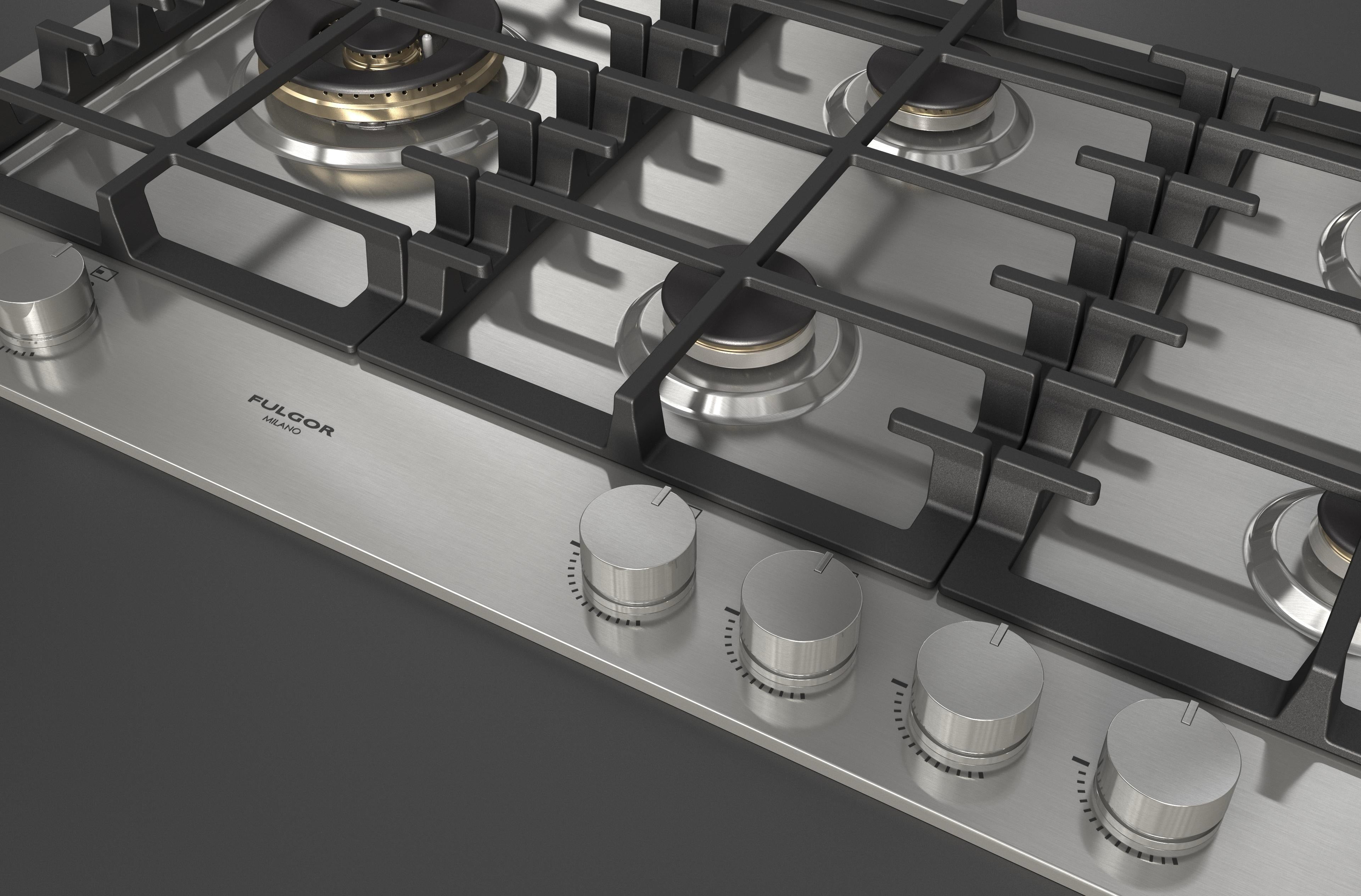 Fulgor Milano 90cm Gas Hob - FPH 905 G WK X