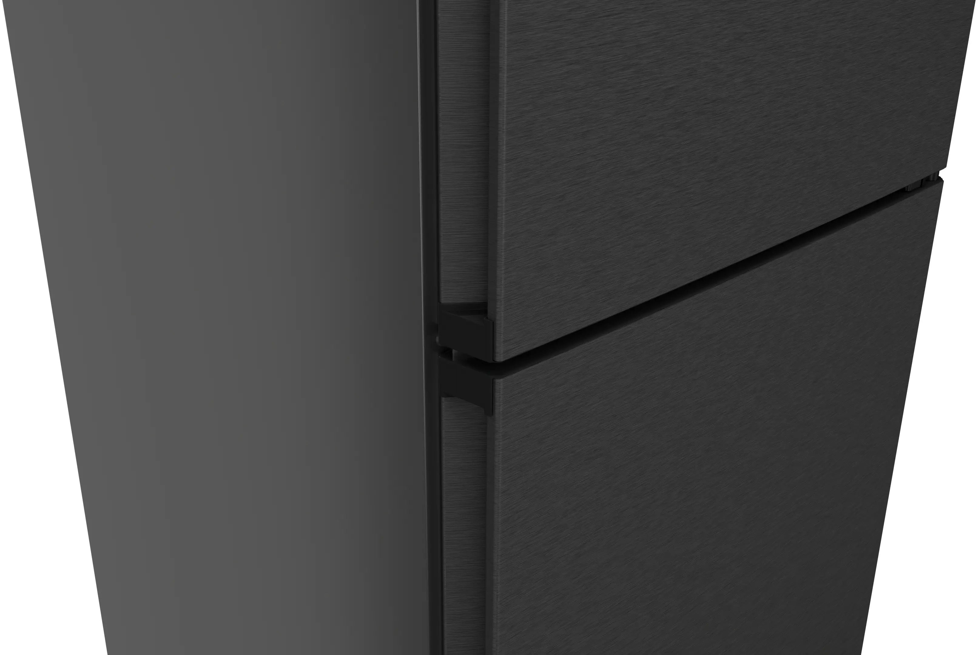 Siemens iQ300 Free-standing fridge-freezer with freezer at bottom 203 x 60 cm Brushed black steel antiFingerprint - KG39NVXBG