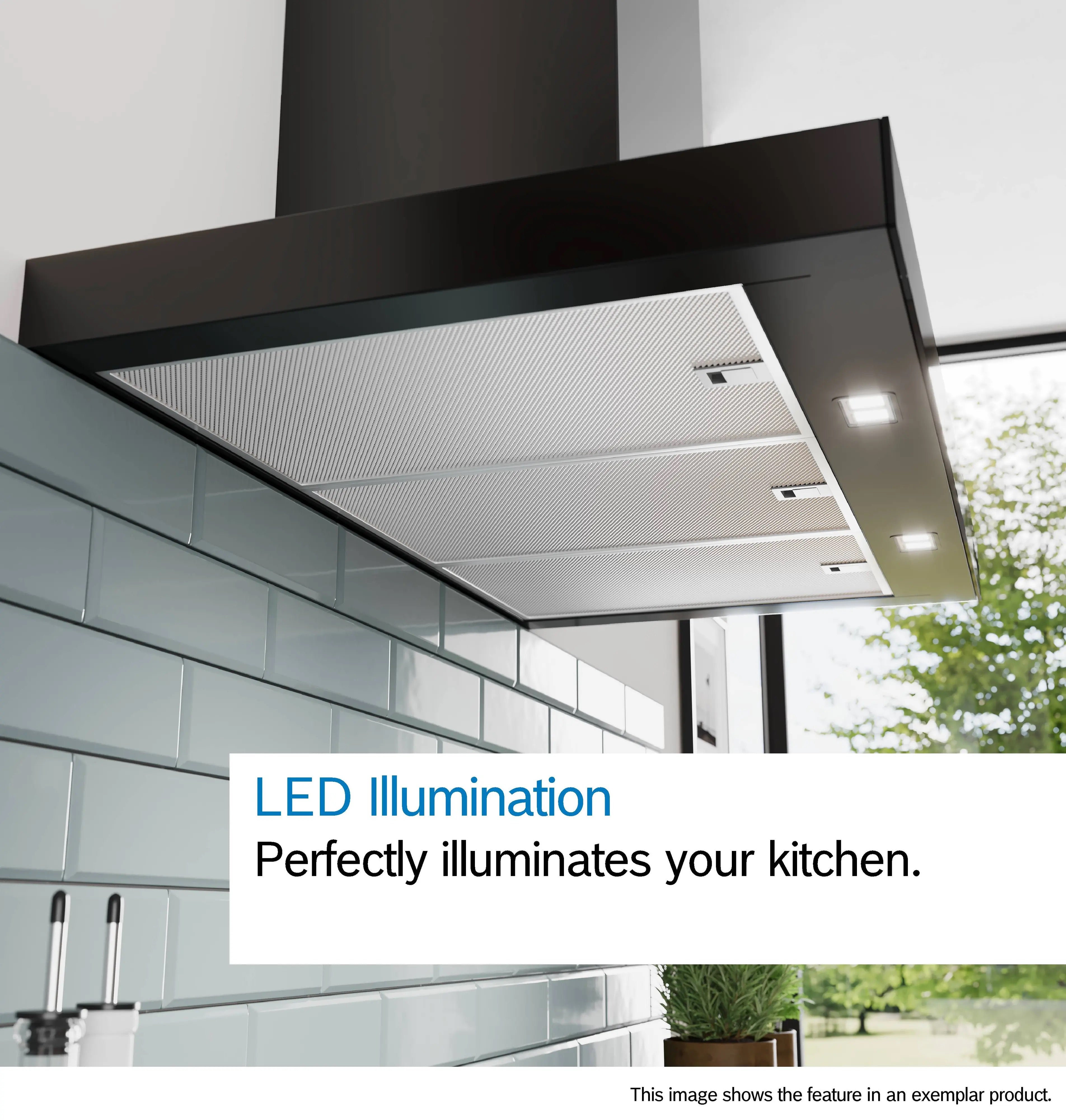 Bosch Series 6 Wall-mounted cooker hood 90 cm Matt black - DWB97DN60B