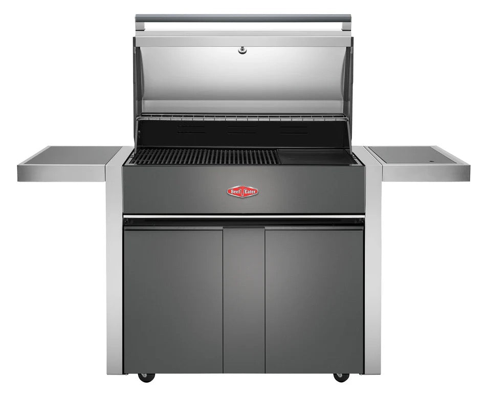 BeefEater 1700 Series - 5 Burner BBQ & Side Burner Trolley