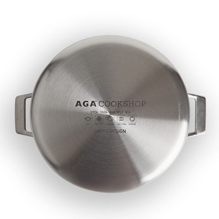 AGA 5-Ply Stainless Steel 24cm Serving Pan