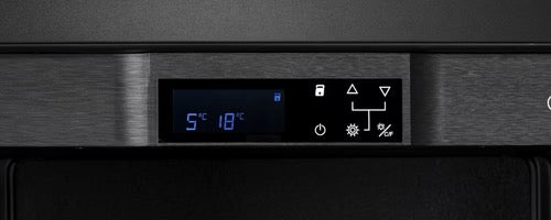 CELLA - 39 bottle Dual Zone Wine cooler - W39D-BLACK