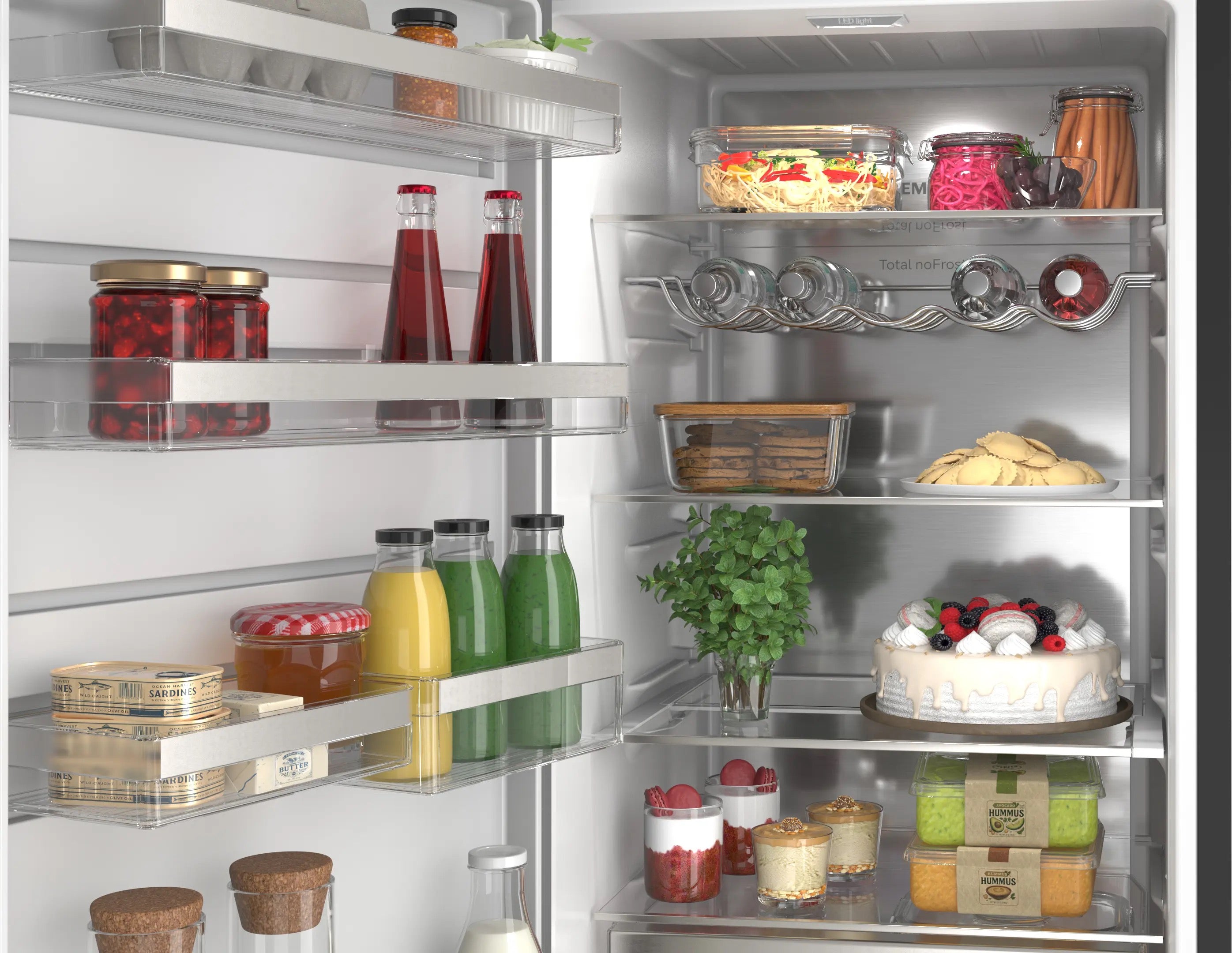 Siemens iQ500 Free-standing fridge 186.2 x 59.5 cm Brushed black steel antiFingerprint - KS36NAXCG