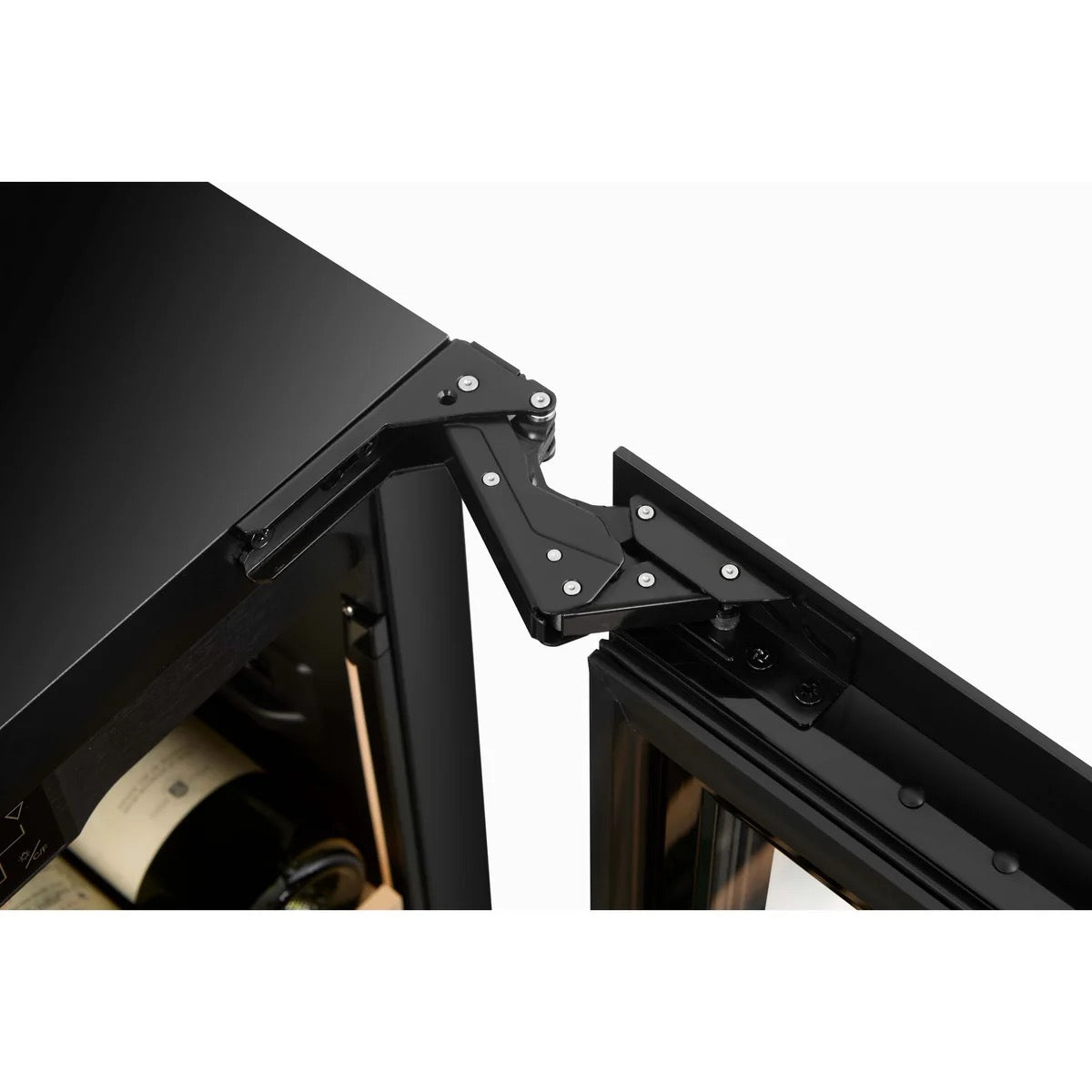 CELLA - 73 bottle Single Zone Wine Cooler - Shallow Depth - W82S-BLACK