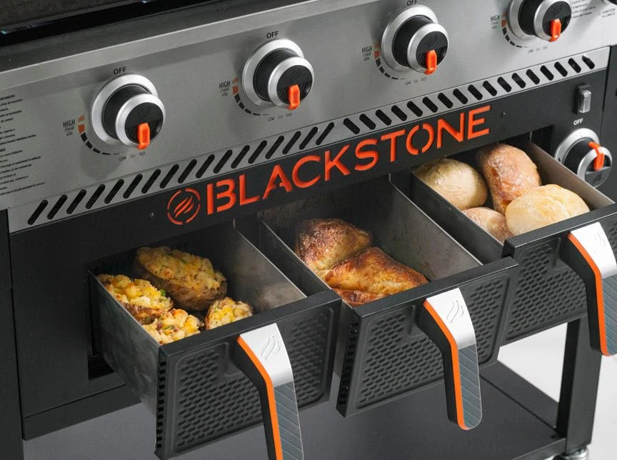 Blackstone 36 Inch 4 Burner Gas Griddle Plus with Air Fryer