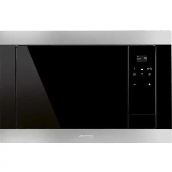 Smeg Built In Classic Microwave And Grill For Tall Housing Stainless Steel - FMI320X2