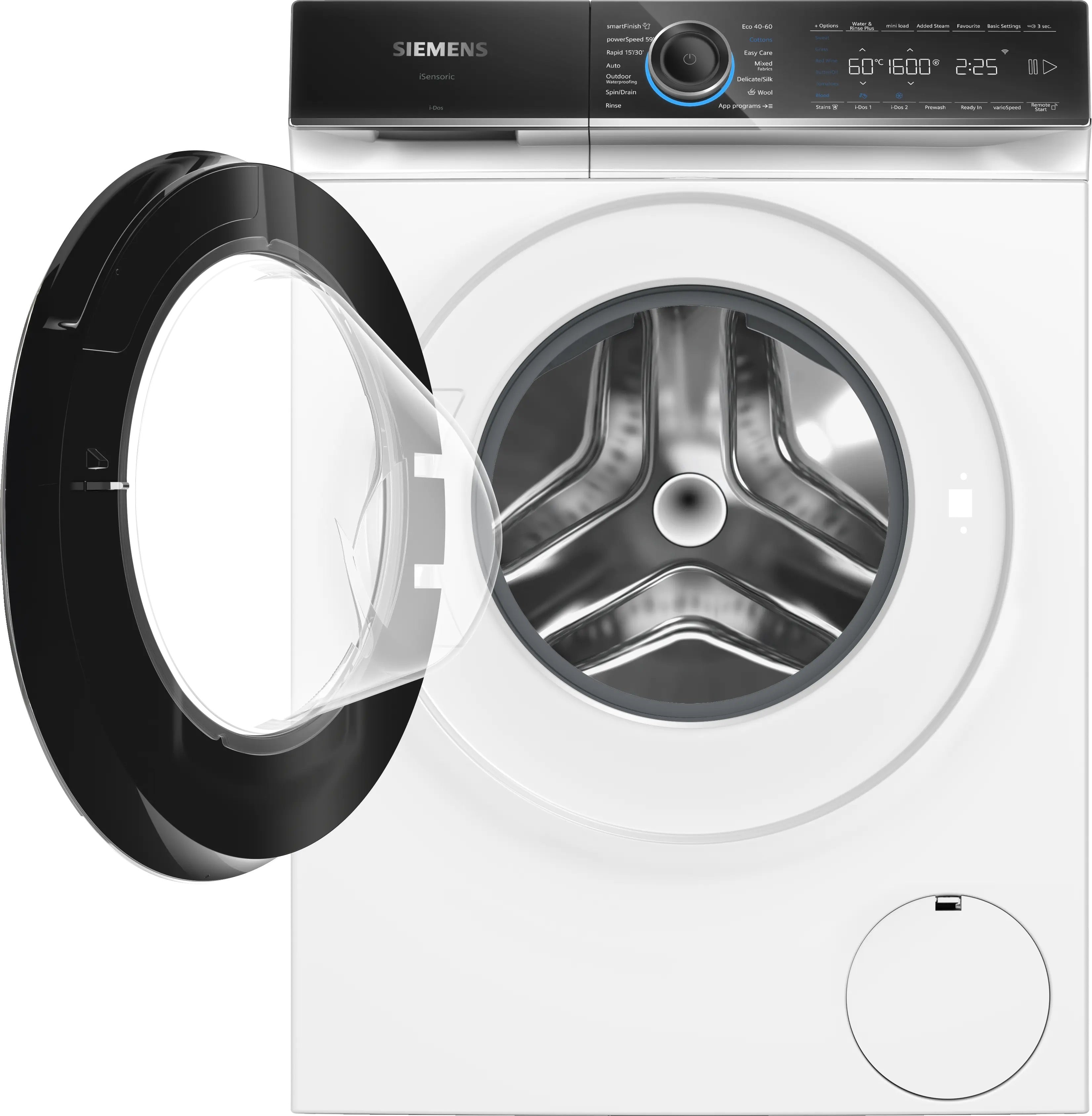 Siemens iQ700 Washing machine, front loader 11 kg max. 1600 rpm - WG66B2A1GB