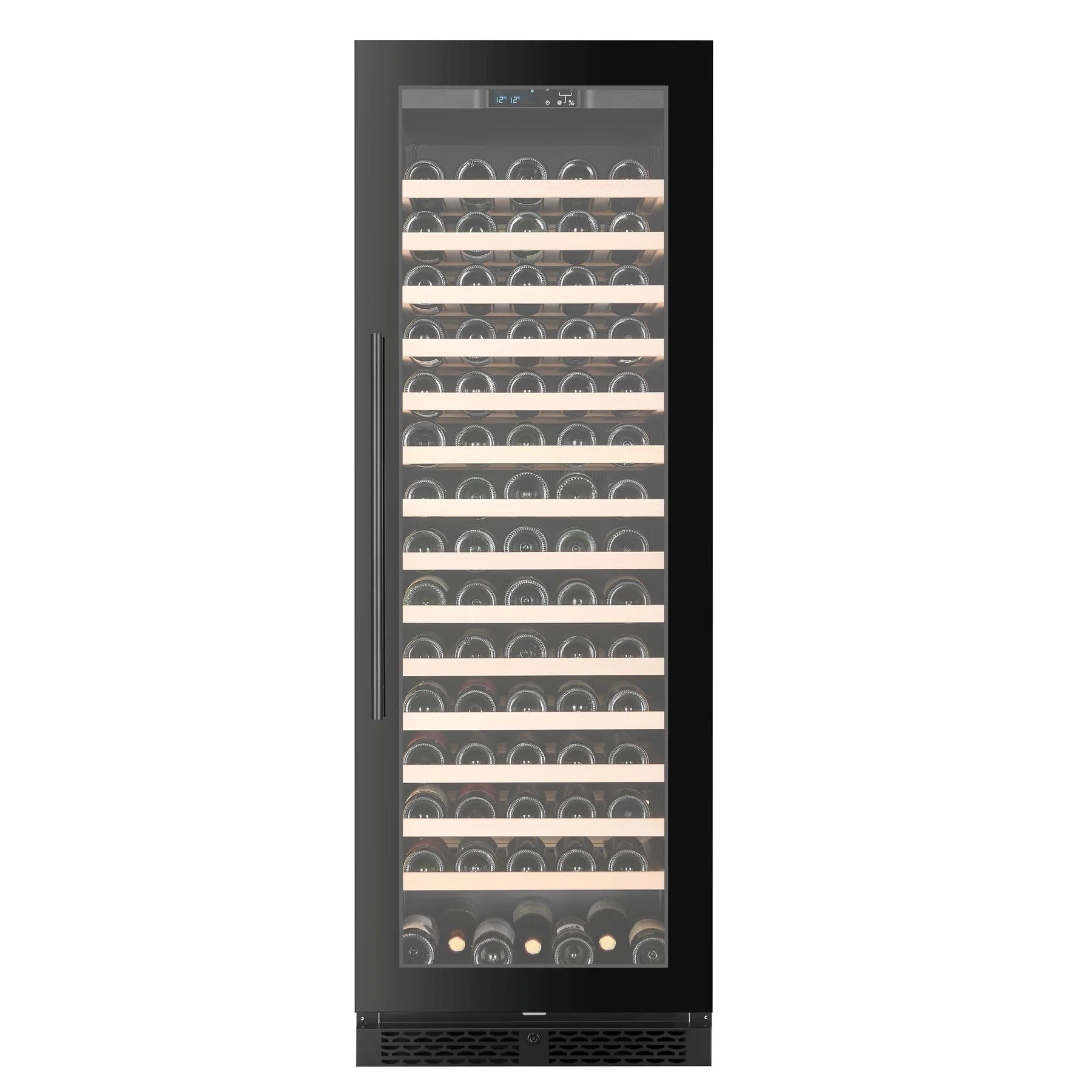 CELLA - 155 bottle Single Zone Wine cooler - FWS163S-BLACK