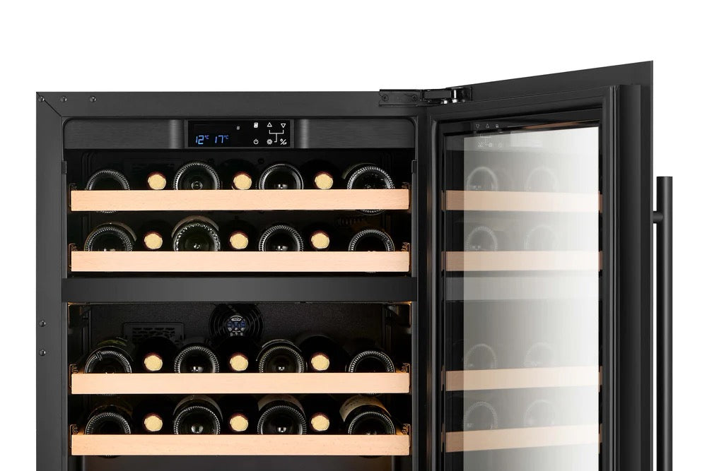 CELLA - 155 bottle Single Zone Wine cooler - FWS163S-BLACK
