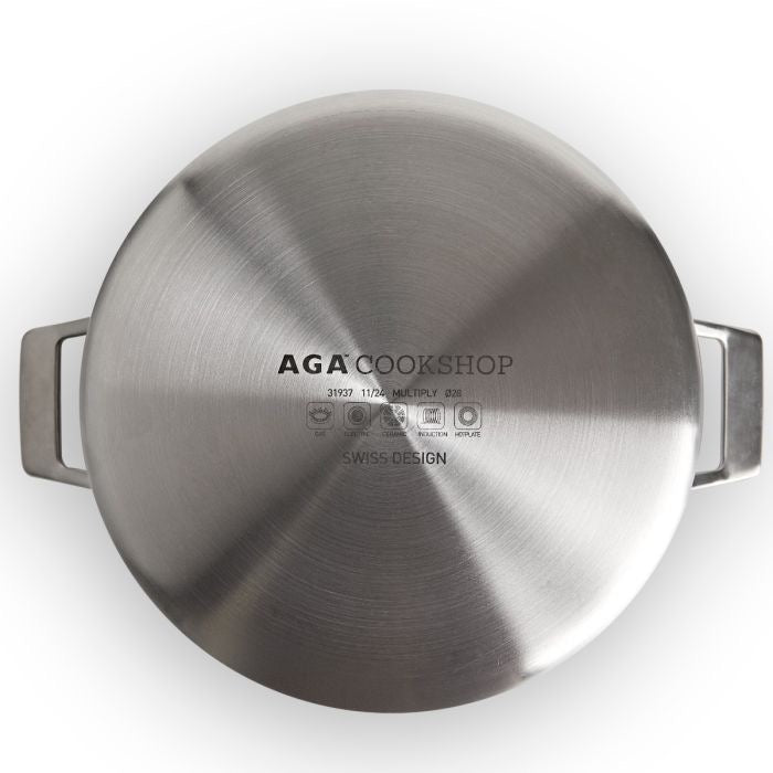 AGA 5-Ply Stainless Steel 28cm Serving Pan