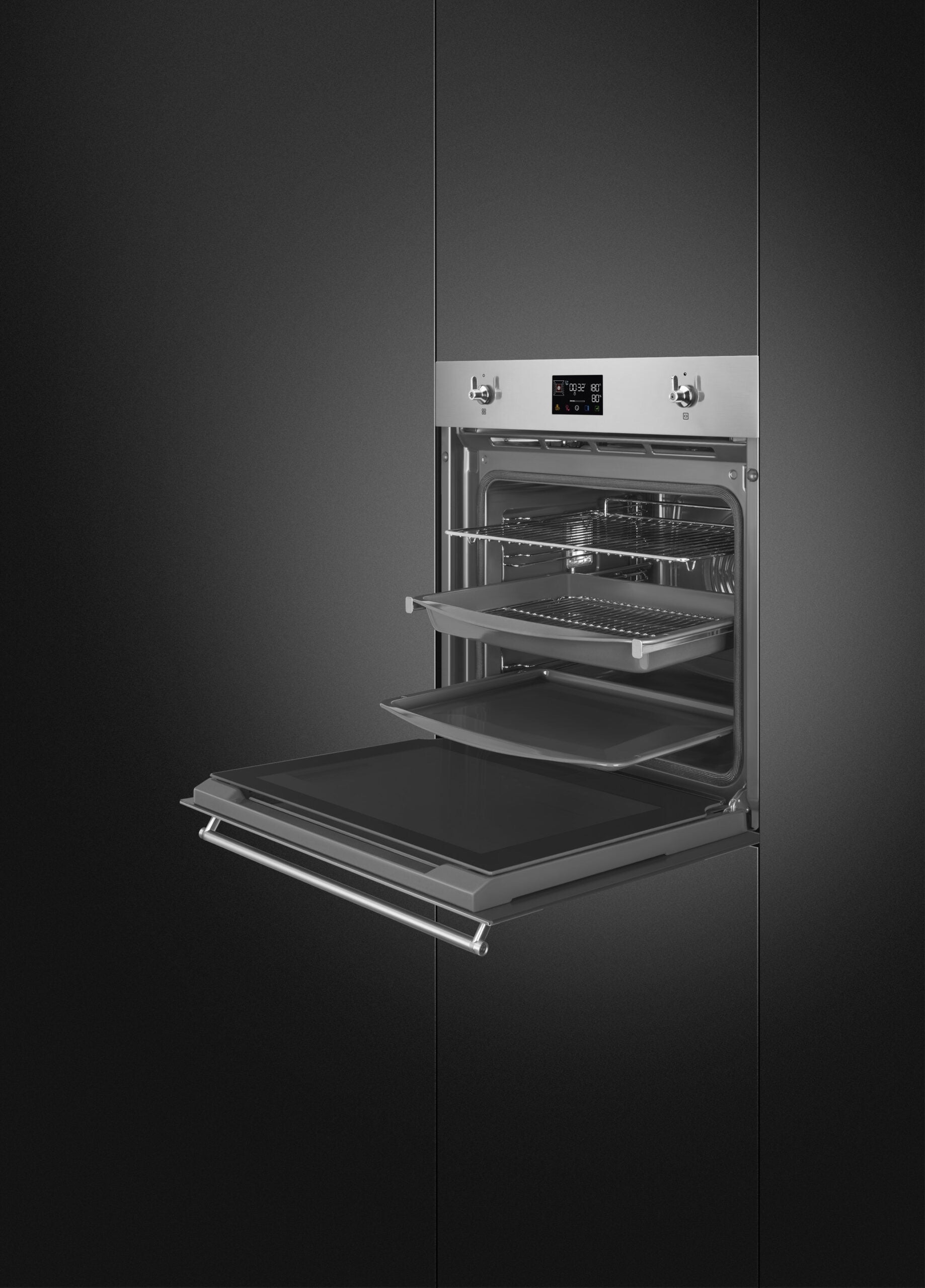 Smeg Classic Pyrolytic Steam Combi Multifunction Oven Stainless Steel -  SOP6302S2PX