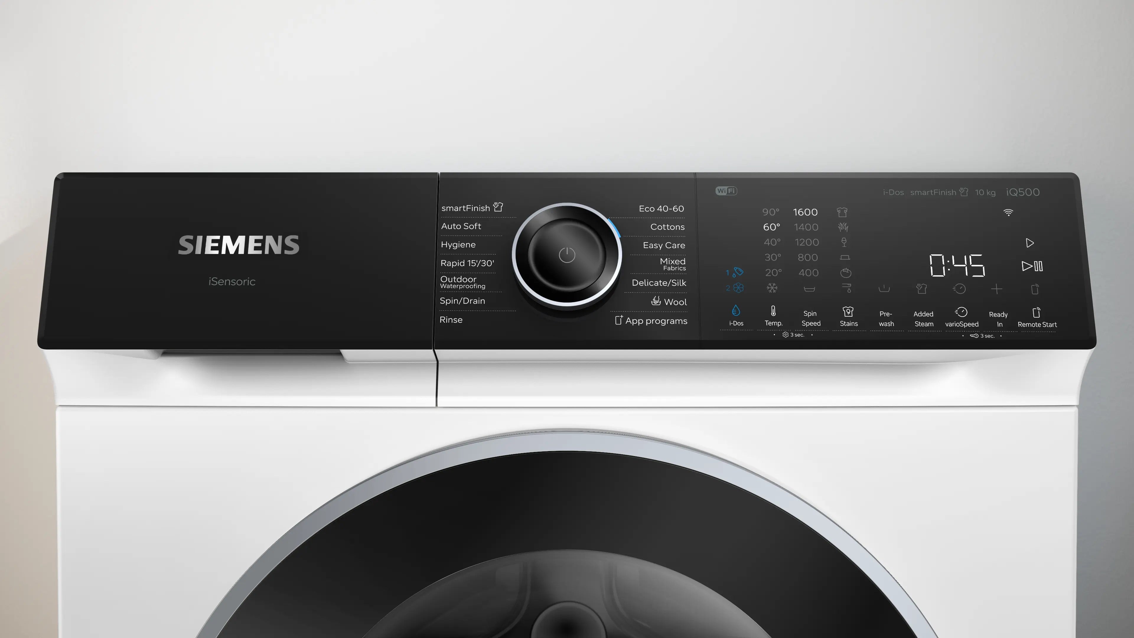 Siemens iQ500 Washing machine, front loader 10 kg max. 1600 rpm - WG56H2A9GB