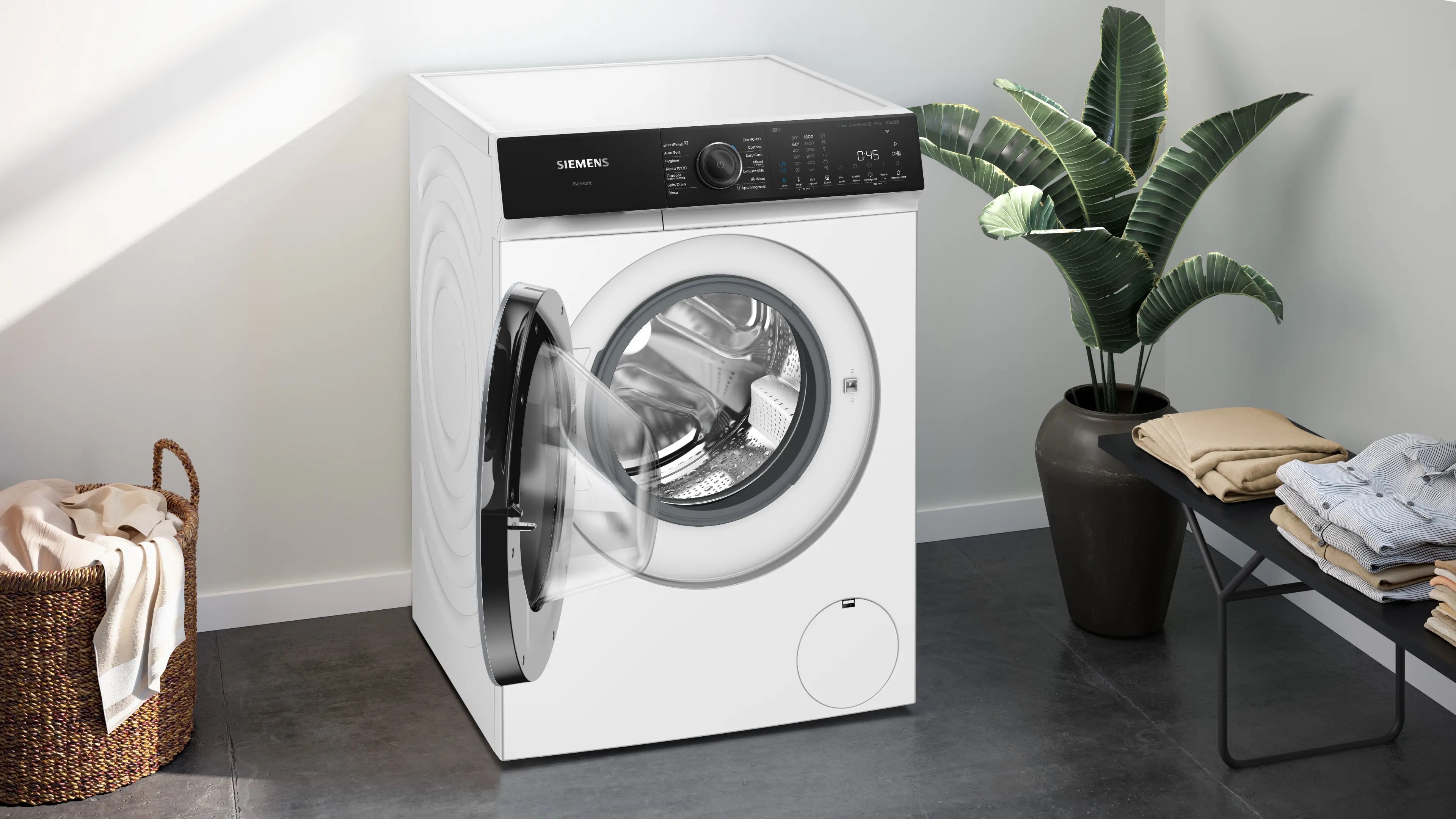 Siemens iQ500 Washing machine, front loader 10 kg max. 1600 rpm - WG56H2A9GB