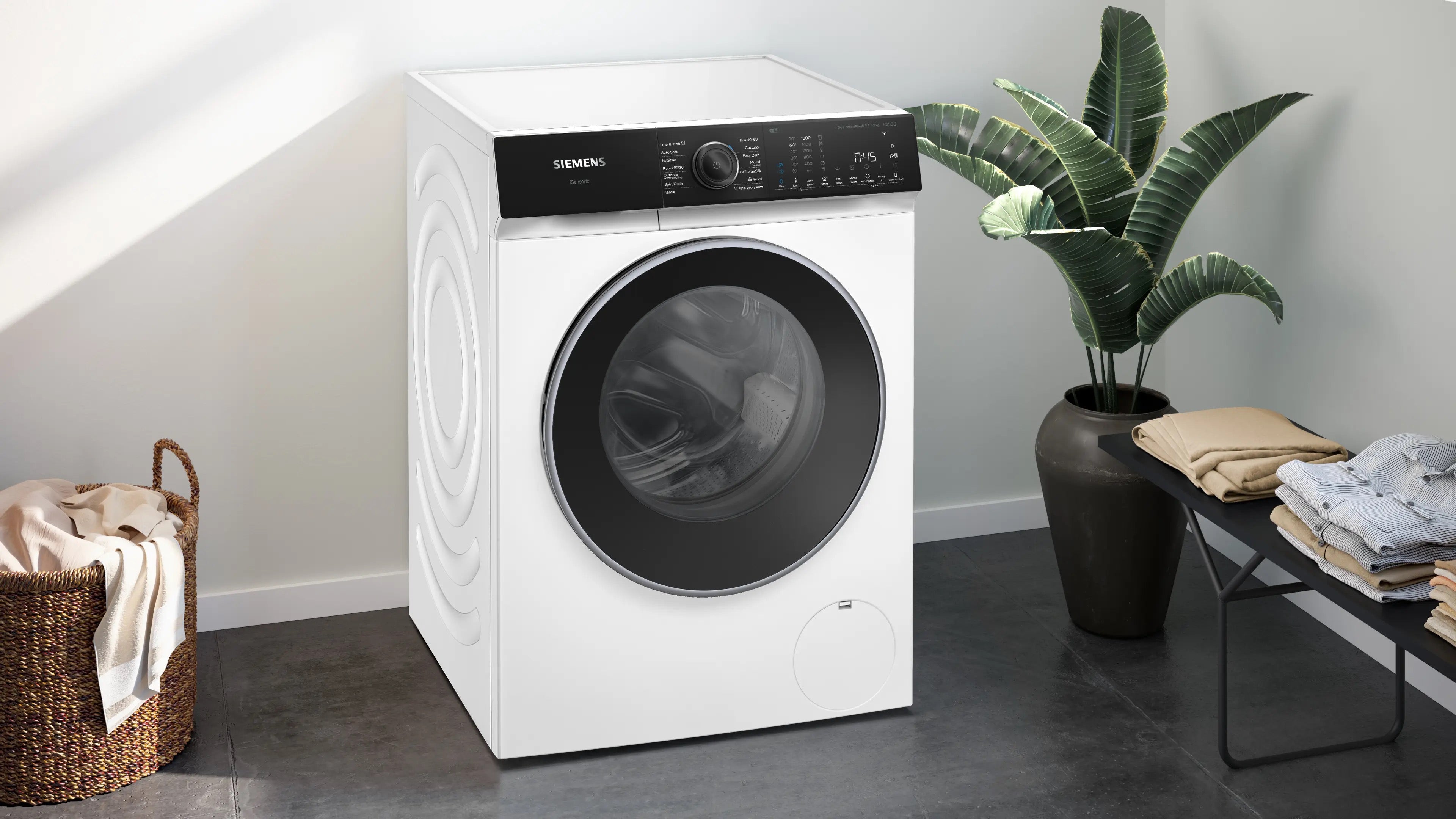 Siemens iQ500 Washing machine, front loader 10 kg max. 1600 rpm - WG56H2A9GB