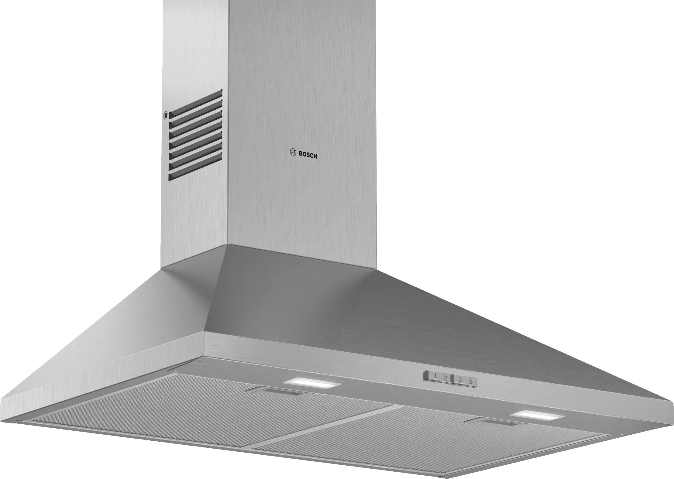 Bosch Series 2 Wall-mounted cooker hood 75 cm Stainless steel - DWP74BC50B