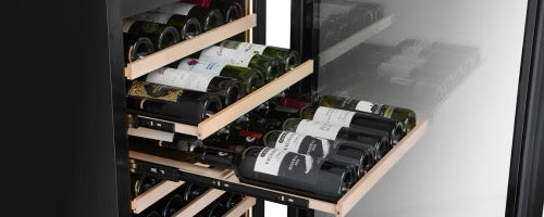 CELLA - 145 bottle Dual Zone Wine cooler - FWS154D-BLACK