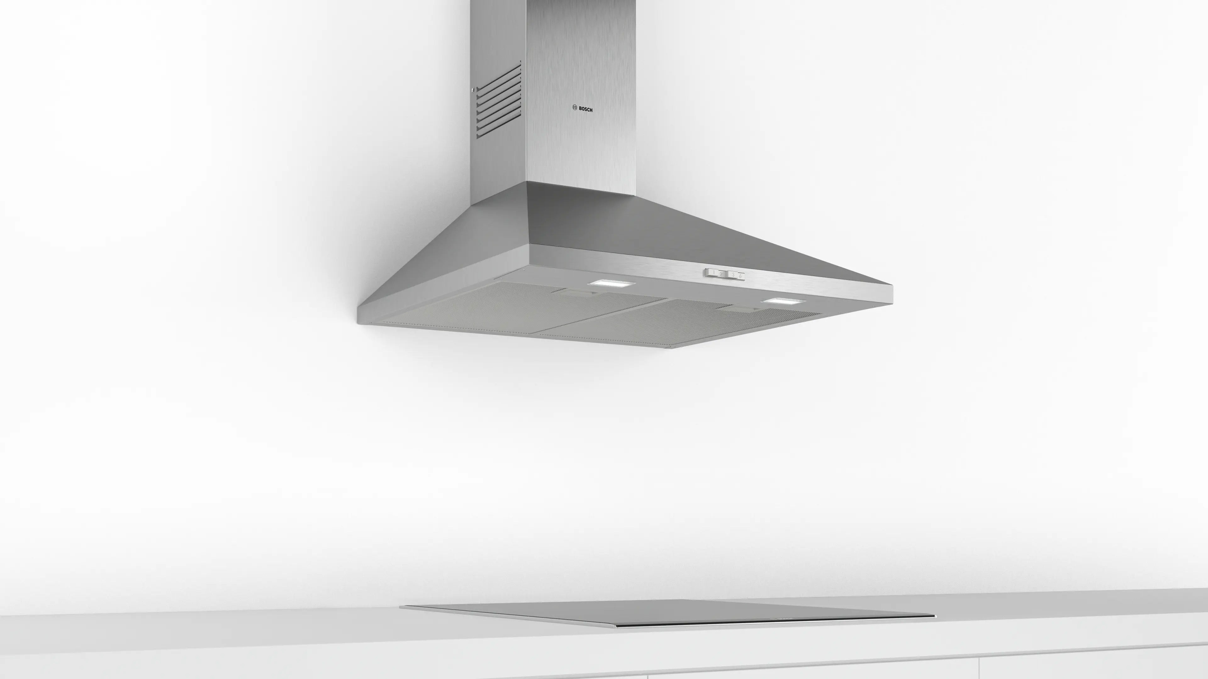 Bosch Series 2 Wall-mounted cooker hood 75 cm Stainless steel - DWP74BC50B
