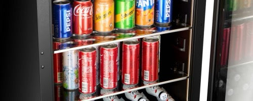 CELLA - 141 Can / 127L Beverage Cooler - BV46S-BLACK