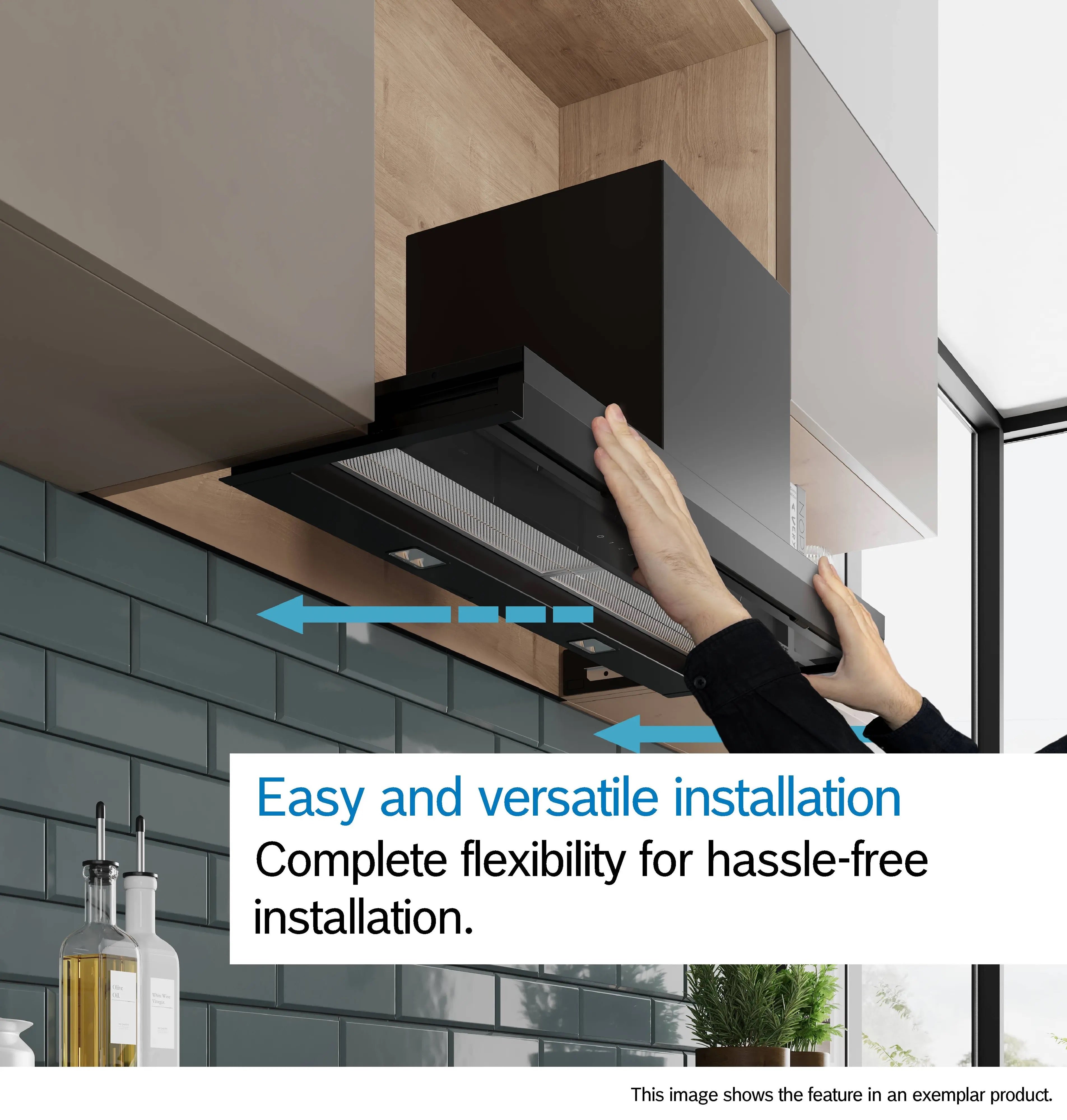 Bosch Series 2 Integrated Design Hood 60 cm Matt black - DBB63BC60B