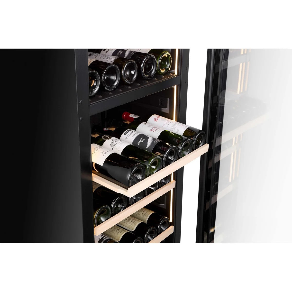 CELLA Beverage Centre - 48cm Depth - 36 Bottles / 76 Cans - WBV75D-BLACK