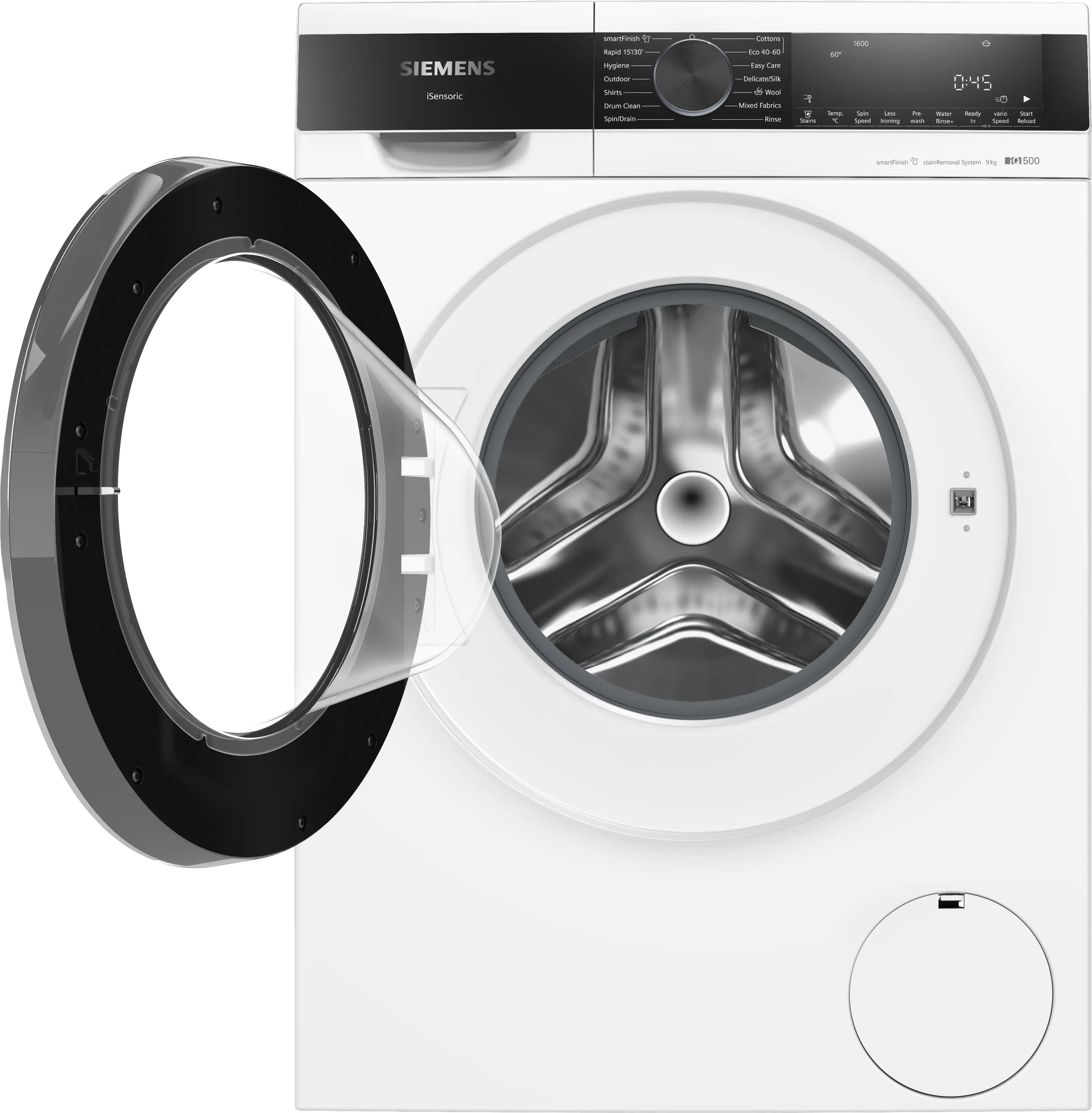 Siemens iQ500 Washing machine, front loader 9 kg max. 1600 rpm - WG46G2Z4GB