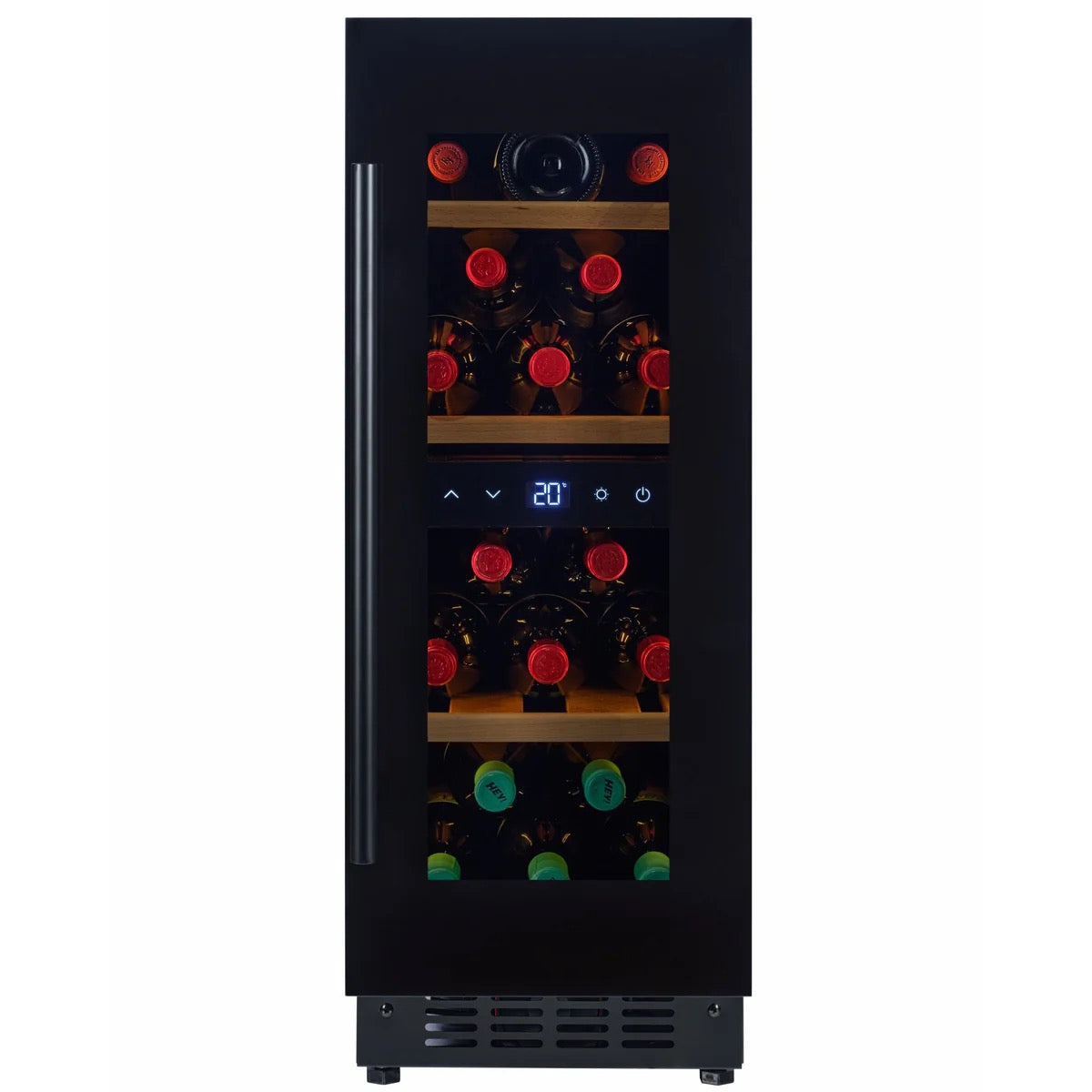 CELLA - 300mm - Undercounter Wine Cooler - Single Zone - W18S-BH