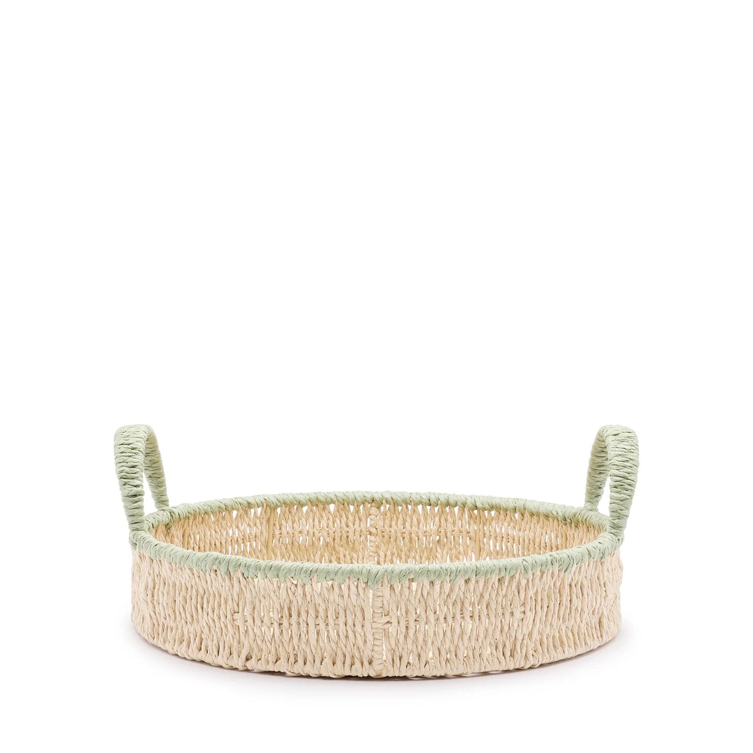 Sophie Allport Round Green Edge Tray