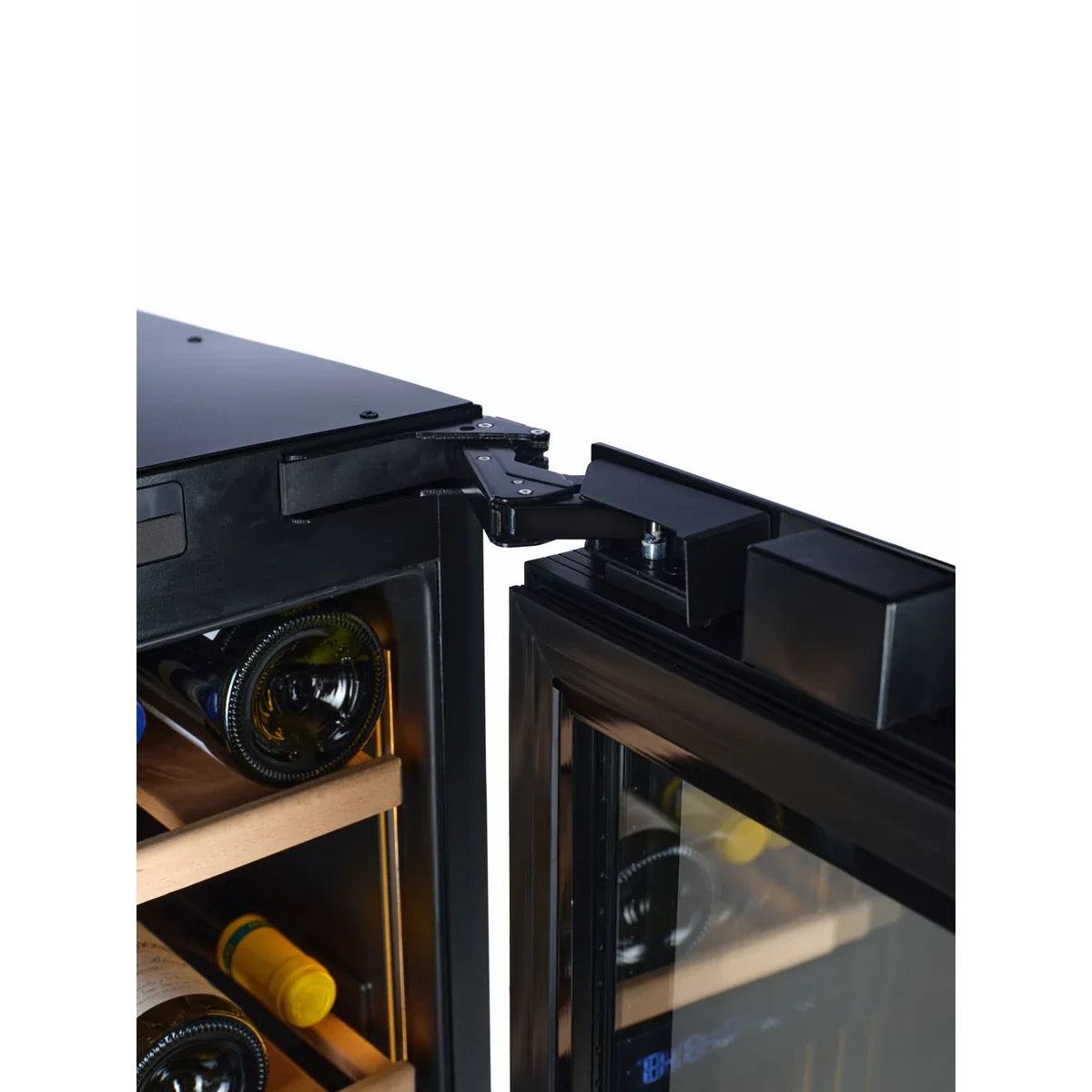 CELLA - 30cm - Handleless Undercounter Wine Cooler - Dual zone - TFT-W18B-TO