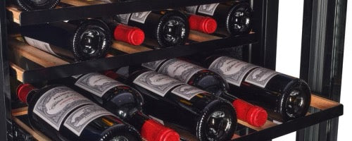 CELLA - 30cm - Handleless Undercounter Wine Cooler - Dual zone - TFT-W18B-TO