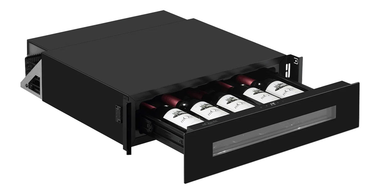 MQuvee Integrated Wine Fridge - WineKeeper Exclusive 5S Push-Pull