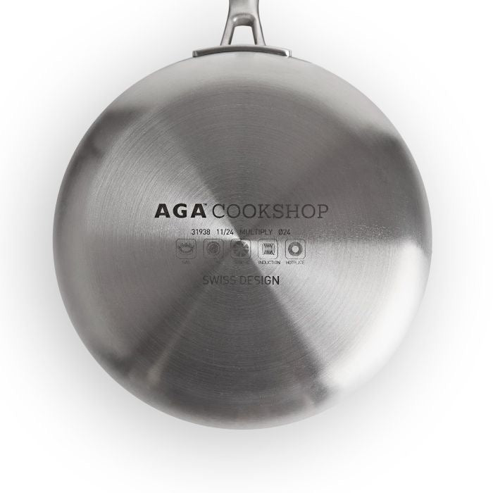AGA 5-Ply Stainless Steel 28cm Frying Pan