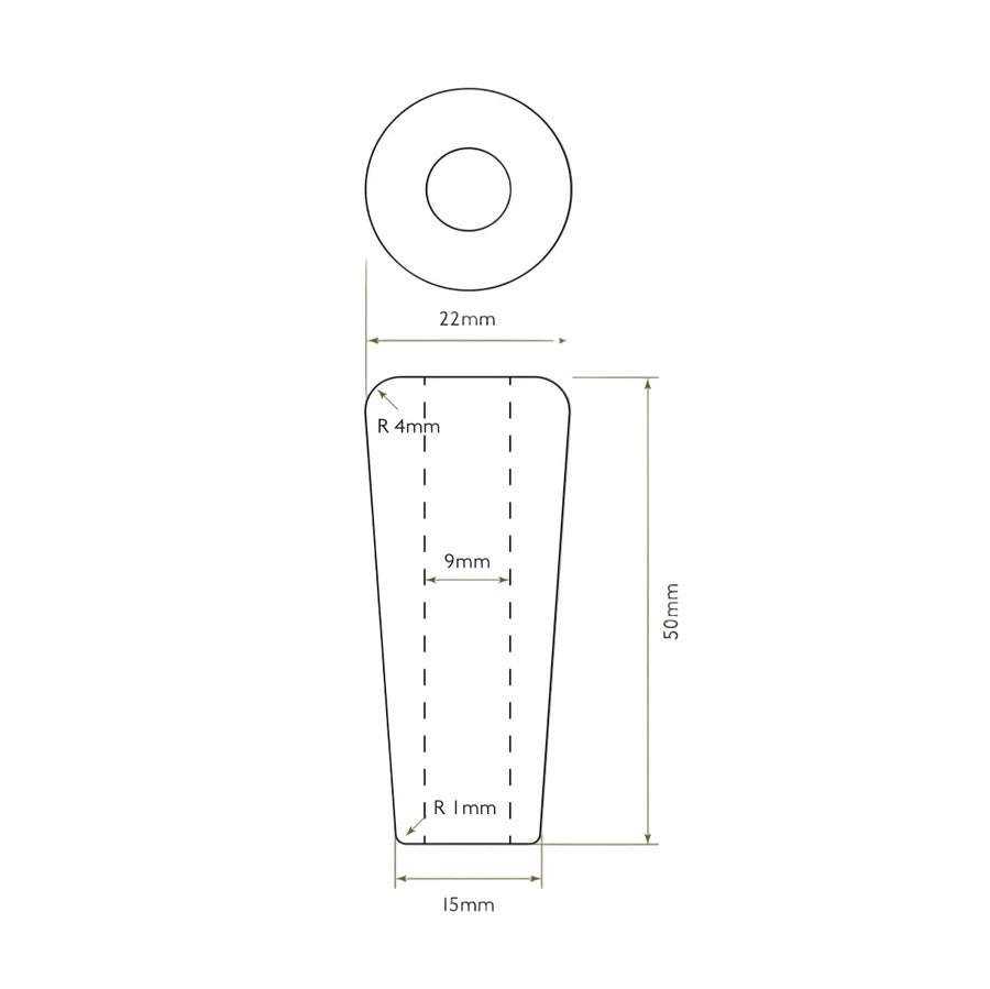 Bidbury & Co. Alternative Handle Levers in Ceramic