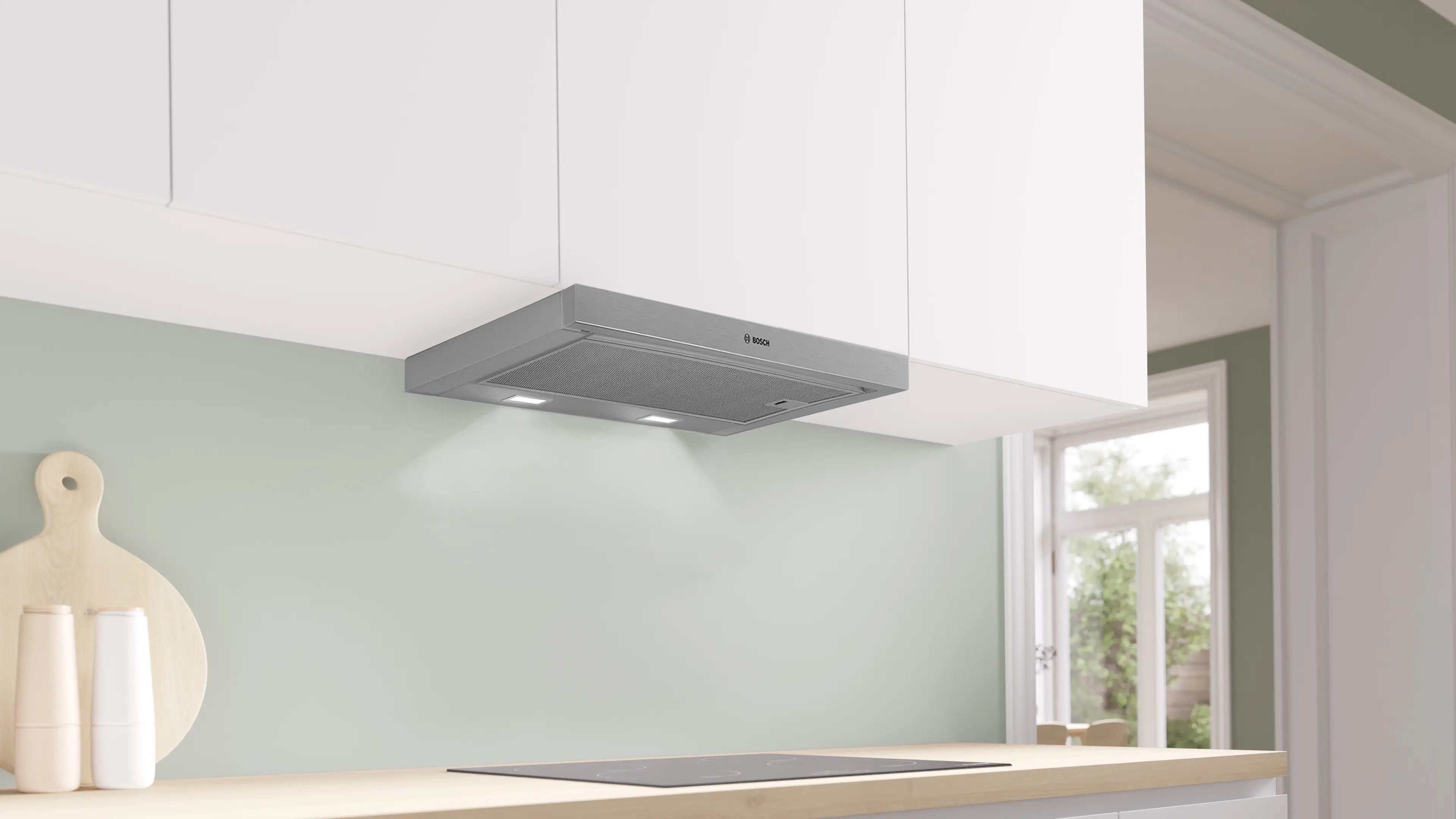 Bosch Series 2 Telescopic cooker hood 60 cm Silver metallic - DFM063W57B
